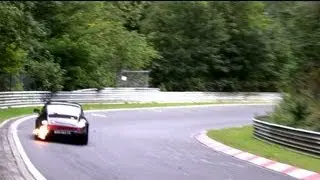 Old Porsches! Flames, 964RS, 964CUP, 930, 993, 356 at the Ring