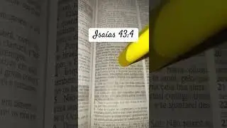 Isa&iacute;as 43:4 Vers&iacute;culo da B&iacute;blia #motivation #religion #amor #deus #f&eacute; #jesus #viral #gamer #gospel