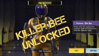 Unlocking PORTNOVA KILLER BEE from Sword and Stinger Draw Codm by STONE SHOTS