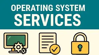 Operating System Services Explained | OS Services in Telugu | COA/OS Lecture