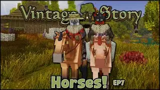 Horses! Sam and Kudamas -Part 7- Vintage Story 1.20.11 Modded