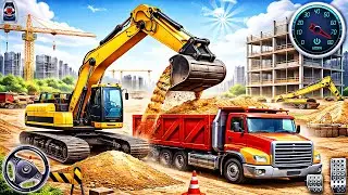 JCB Highway Road Construction 3D - Heavy Excavator Loading Game | Android Gameplay