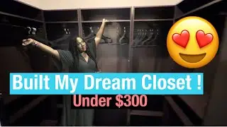 DIY Dream Closet Makeover on A Budget!!! | TARGET BOOKSHELVES | DIY | MAKEOVER