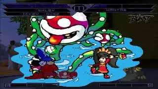 KOF MUGEN Tag Ashley & Mickey Mouse EX vs Shantae