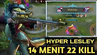 LESLEY DI HYPER, BANTAI MUSUH !!! MOBILE LEGEND