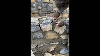 Building a Stone Wall. #diy #ideas #building #stone #wall #making #tips #build #craft #video