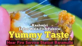 Tasty Street Food Of Baramulla | Uncle Kai Haathon Mai Jadoo Hai 😍 Tasty Fish Pakora