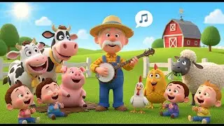 Old MacDonald Had a Farm 🚜 Fun Animal Sounds Song