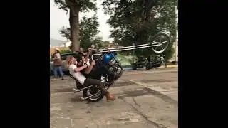CHOPPER LONGFORK WHEELIE || MOTORCYCLE ENTHUSIASTS