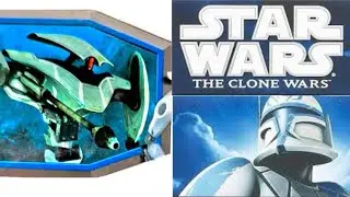 Star Wars The Clone Wars 2010/2011 Action Figure - Aqua Droid - CW46