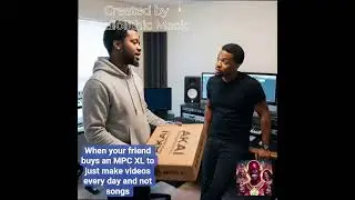 When your freind buys an MPC XL to only make beat videos and never make songs.#mpc #beatmakers #rap