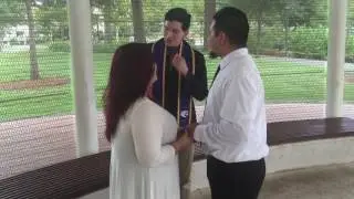 Myriad Gardens Wedding Ceremony for Vallory Mariah Perez & Javier Modesto