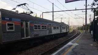 CPTM - Movimentação De Trens Da Série 1100 Na Estação Vila Clarice