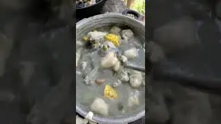 Guyanese fireside soup #guyana #guyanese #soup #caribbean #trinidad #westindies #shorts #food