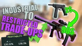 INDUSTRIAL TO RESTRICTED TRADE-UPS - PROFITABLE TRADEUP 2023 [CS2] MIRAGE 2021 COLLECTION