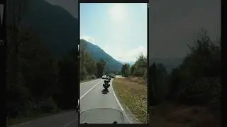 POV Motorcycle Ride Through Slovenia&rsquo;s Nature