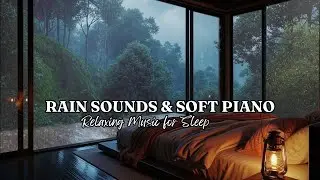 Stress Relief and Deep Sleep - Peaceful Piano & Rain Ambience, Relaxing Music for Insomnia, Chilling