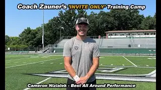 Cameron Nizialek's Punting & Kicking Workout at Coach Zauner's July, 2021 Invite ONLY Training Camp