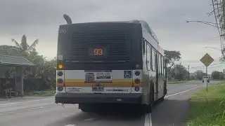 TheBus Honolulu Bus 915 Route 93 Express! MAKAHA (Part 4)