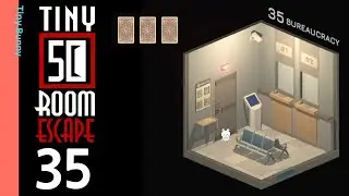 50 Tiny Room Escape 35 Bureaucracy Walkthrough (3 Cards)