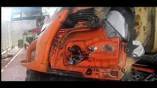 Husqvarna 455 Rancher не смазывает шину.