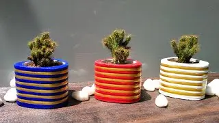 Crafting Unique Plaster of Paris Plant Pots | DIY Gardening Project
