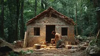 365 Days Survival Challenge | How I Built Shelter, Found Food And Lived Alone In Jungle