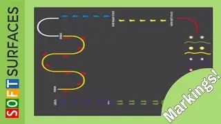 School Playground Floor Markings Fitness Circuit