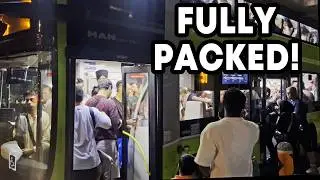 Chaotic last buses after 2026 New Year celebration in Singapore