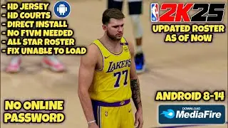 NEW! NBA2K20 to NBA2K25 Roster | With Mod Menu | Updated Sign and Trade | Lakers vs Timberwolves