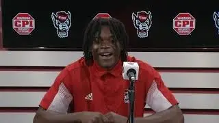 NC State guard Cam Hayes 2021-22 media day