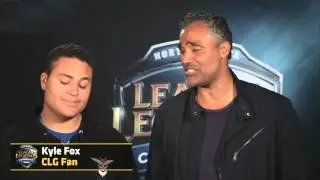 Rick Fox 3-Time NBA Champion and his son Kyle Fox at Madison Square Garden watching TSM vs CLG