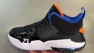 Jordan Stay Loyal 2 Black Blue Orange Basketball Shoes