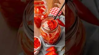 Red pickled paprika dominos style #cooking #cookingchannel #cookingvideo