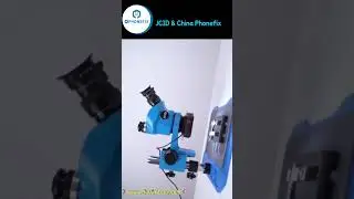 JCID M3750A 7-50X Trinocular Stereo Microscope Suitable for Circuit Board Welding Repair  #phonefix
