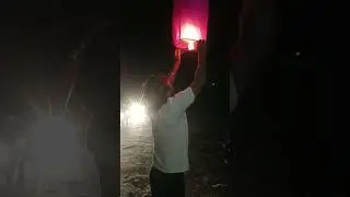 Flying candle kite#Happy Deepawali#2025