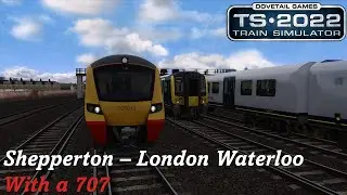 Shepperton to London Waterloo with the 707 | Train Simulator