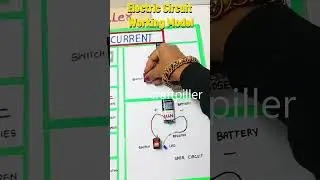 electric current circuit working model - science project -  shorts | craftpiller
