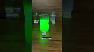 Tyndall effect refers to scattering of light in colloids and suspension #cbse #class9 #tyndall #easy