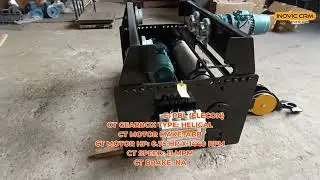 3 Ton Electric Wire Rope Hoist | 7 Meter Lift | ABB Motor | EMCO Brake | PBL (Elecon) Gearbox