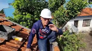 Ideia de gênio como consertar calha toda furada