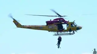 RCAF CH 146 Griffon Helicopter Search & Rescue Demo at CNE Airshow 2025, Toronto