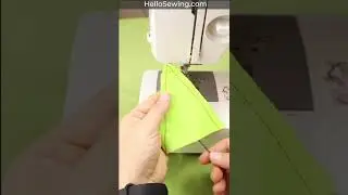 Sewing Hacks - ep. 25 - Turning sharp corners #shorts
