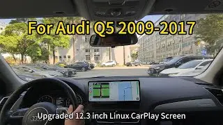 Audi Q5 Multimedia CarPlay Android Auto Upgrade Car Radio Retain Original Stereo System Roadtop 12.3