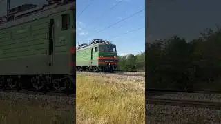 Вл10-1443 с приветливым машинистом! #railway  #russianrailways #train #поездавидео #поезд
