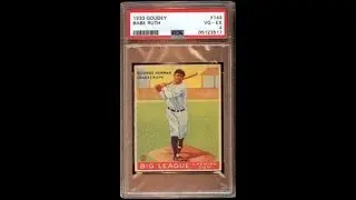 1933 Goudey Babe Ruth PSA $$$$ - FEATURED CARD OF THE WEEK Ep. 2 w/ Brian