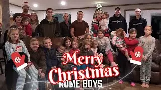 Merry Christmas from the Rome Boys Family
