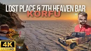 Korfu Vlog 6 | Lost Place: Old Perithia, Lagos Beach & 7th Heaven Bar | #corfu #korfu #7thheaven