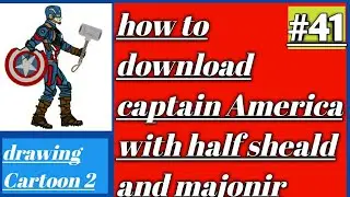 #41/how to download captain America with half sheald and hammer majonir/Tecknical group movie Mohd.