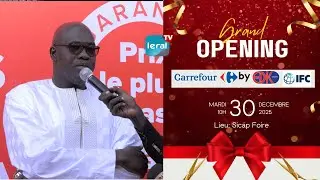 Ouverture de Carrefour Sicap Foire : Mansour Ngom t&eacute;moigne de l&rsquo;impact du leadership de Demba Ka